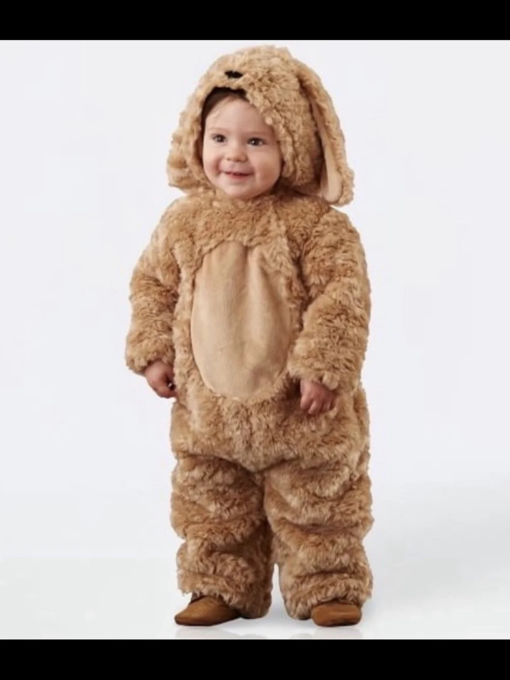 Pottery Barn Kids Plush Tan Bear Costume 6-12 Months - Picture 3 of 8